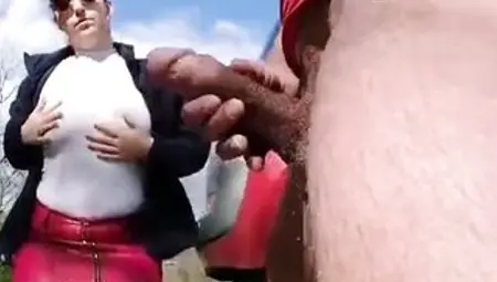 Stranger Pulls Out His Penis And Cums In Public Places Compilation