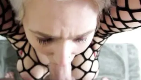 Restrained mouth bang (pov)