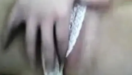 Emily 18 Fingering In Sheer Panties