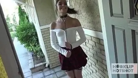 Cum-Thirsty Babe Emily Willis Takes a Load and Golden Shower