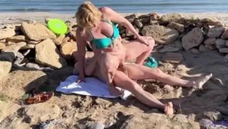 MILF Has Holiday Sex on the Beach