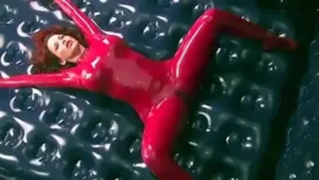 Bianca Beauchamp - Rubber-room Red Catsuit [hd]
