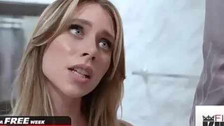 Blonde Stepmom Wants To Get Pregnant & Asked Me To Fuck Her