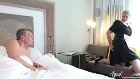 AgedLovE Busty British Maid Candy Cummings Fucked Really Hard By Marc Kaye