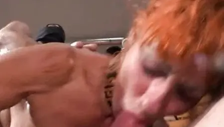 German Slim Older Spermarie get Vagina Bukkake and Creampie at Last User Group sex