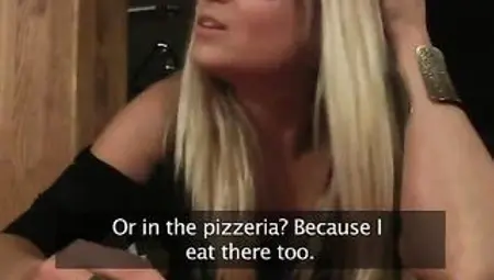 PublicAgent Golden-Haired Cafe Waitress Takes it in the Toilets