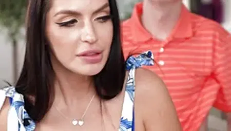 Naughty stepsons seduce their innocent stepmoms Vivianne DeSilva and Alexa Payne into fucking them
