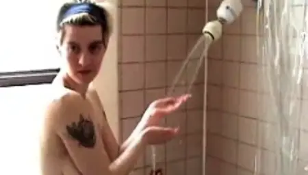 Zenia Markova Wanks Her Hairy Pussy With A Dildo