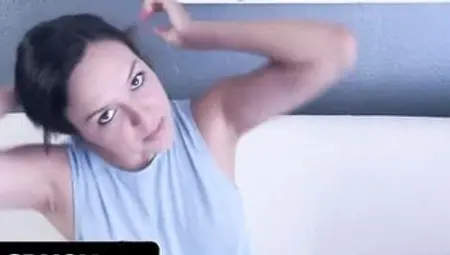 Dad Crush - Bound Up Dark Haired Lee Ann Liking StepDaddys Attention