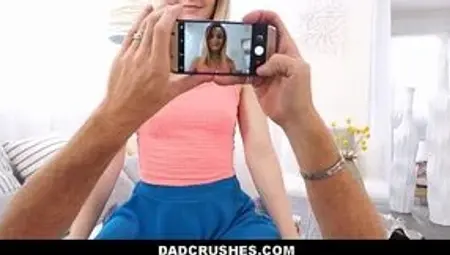 Step-Dad and Petite Step-Daughter Get Busy for Father's Day Surprise