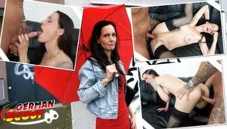 GERMAN SCOUT - Skinny Austrian Mature Mia Moon talk to First Casting Fuck