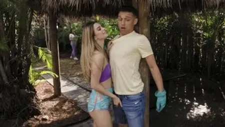 Stepmom's Gardener Surprise