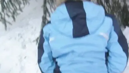 Snowboarder chick loves cock