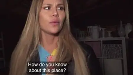 The Hitchhiking Blonde with Bouncing Boobs needs cash ASAP - Martin Gun
