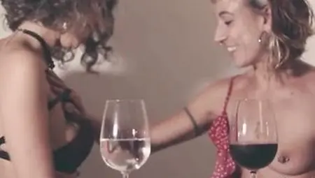 A beauty's date - two angels have sex in a restaurant and bang the waiter