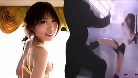 Maho Nishiura 3 nutshots ASIAN LADY COP ballbusting kick in the balls