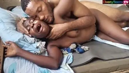 White Guy Takes Skinny Ebony Teen to Paradise Best Intense Shaking Orgasm on the Interne
