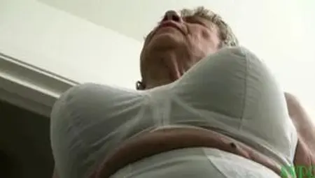 Strip poker with step-grandma reaps unexpected reward