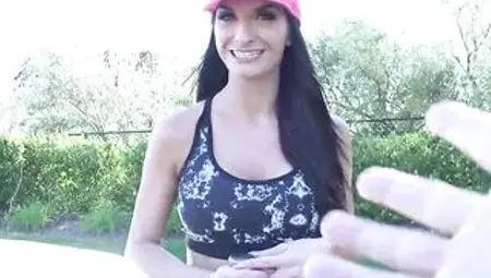 MilfTrip Divorced Breasty mother I'd like to fuck Silvia Saige Licks Her own Twat Juices