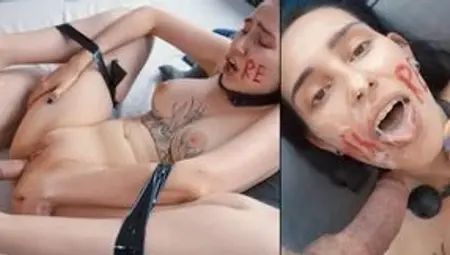 Tied Step mom needs in Sex! Surprised Step son in bedroom hard fucks Step mommy - Kisscat