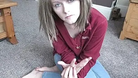 Homeless Girl Fists Herself For Food