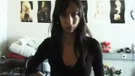 Petra&#039;s first porn performance is a brunette whore who