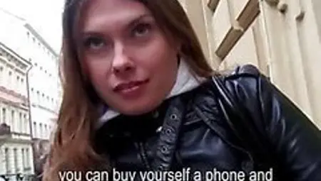 Czech babe Irina ass wrecked for money