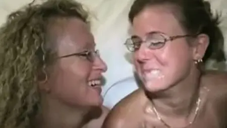 Busty chubby amateur girlfriend anal gangbang with facials