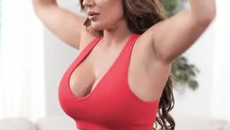 Big Tits MILF Mom Fucks Sons Friend After Taking Sexy Pics With Him