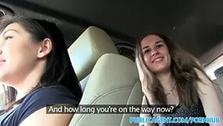 Lea Lexis hitchhiking for cash & gets drilled in POV by horny strangers