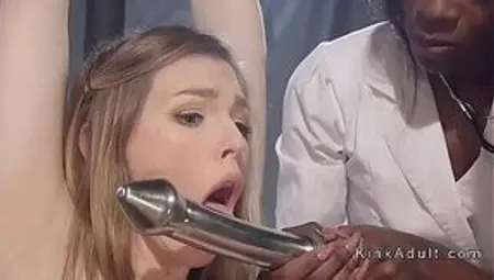 Lesbian Patient Gets Anal Treatment from Ebony Nurse