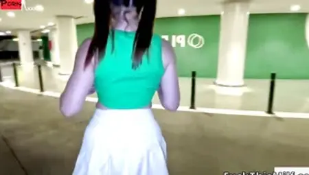 depraved lust in broad daylight Nadja Reys Explicit Parking Lot Tryst Caught On Cam