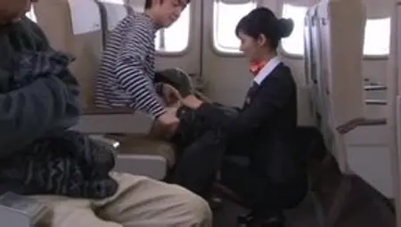 Nozomi Aso - Stewardess Blowjob