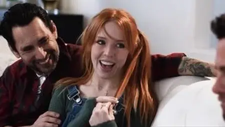 PURE TABOO Creepy Social Worker Dominates Preggo Teen Madi Collins With Her Stepdad - PART 1 + two