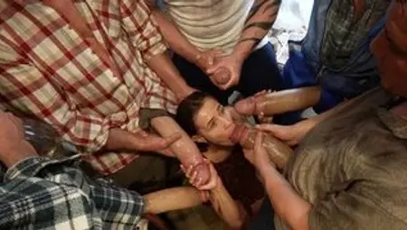 MONSTER COCK GANG e02: Petite Stepdaughter Shared with Mates