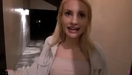 Cute Food Delivery Girl April Love Cheats on Boyfriend