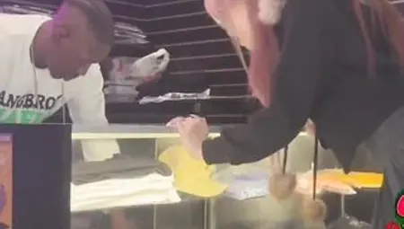 Fair Swap Smoke Shop Chronicles Her credit card declined ? So this babe decided to suck my Dong and Balls