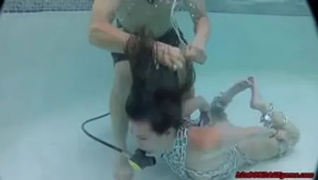 Casey Calvert Underwater Ass Hooked