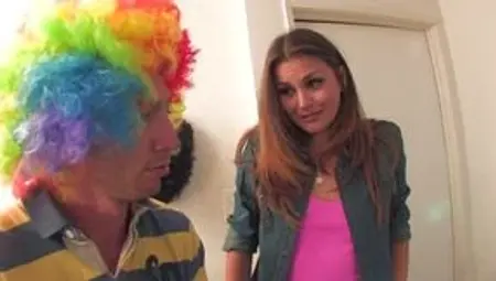 Big Butt Allie Humped By Clown