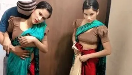 Bhabhi ke saree khol ke gar mar liya