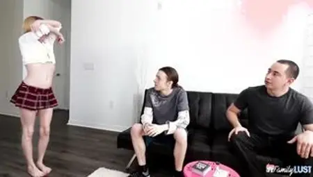Redheaded Step Daughter ALyssa  Fucks 2 Cousins