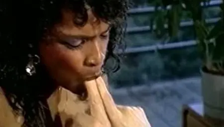 Sextractive black porn actress Angel Kelly rides white cock in cowgirl position