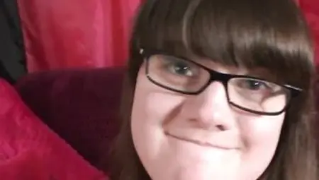 Chunky Nerdy Curvy PAWG Samantha, gets Anal and Facial, in Glasses, Large But