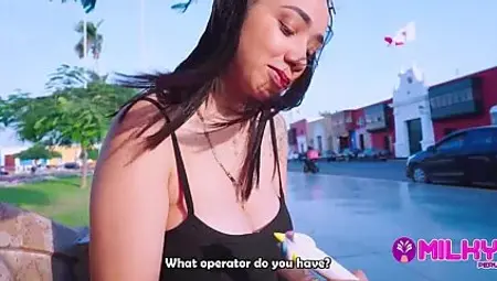 Street pick-up turns into anal casting for Nicki Power
