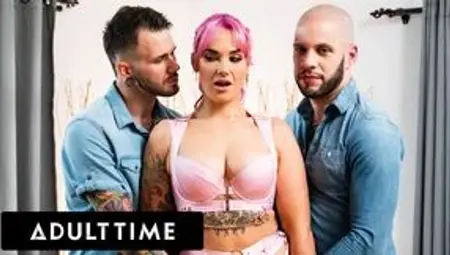 Siri Dahl&#039;s First MMF Threesome With Two Bisexual Studs