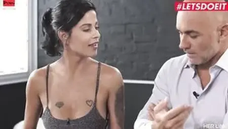 HERLIMIT - Skinny Dark Hair Sandra Soul Rough Ass Fucking With Biggest Cock - LETSDOEIT
