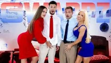 Election Day Step Mom Swap - Getting the MILF Vote! - SWAPPZ