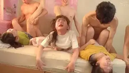 Japanese Hardcore College Student Mouth Fucking, College Teen Orgy, Censored