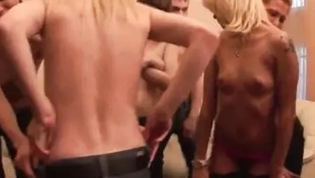 Wild banged at the student party