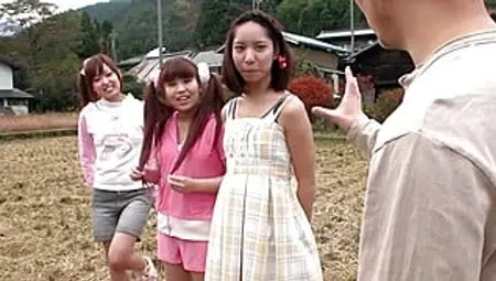 Japan Beautiful Japanese Teens Get Their Hairy Pussies Fucked In Orgy At Daddy's House!, Orgy Video